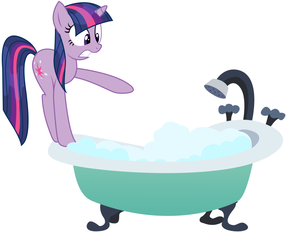 Twilight And Bathtub - Bathtub Cartoon (992x805)