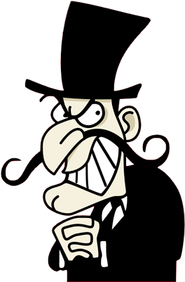 Villan Negative Feel - Snidely Whiplash (300x410)