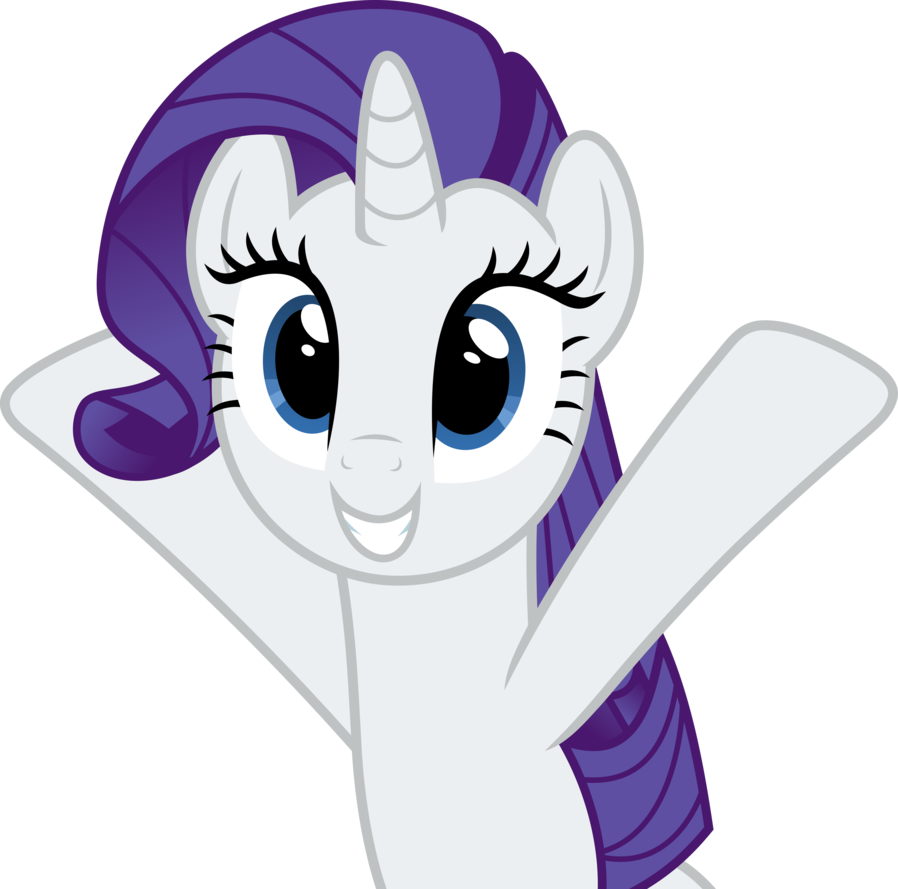 Mlp Fim Rarity Vector By Luckreza8 - Rarity (898x889)