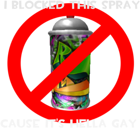 I Blocked The Hella Gay Spray - Aerosol Paint (512x512)