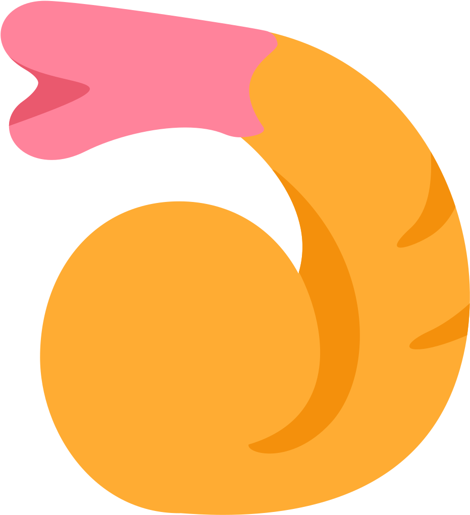 The Fried Shrimp Emoticon From Discord - Fried Shrimp Emoji (1042x1042)