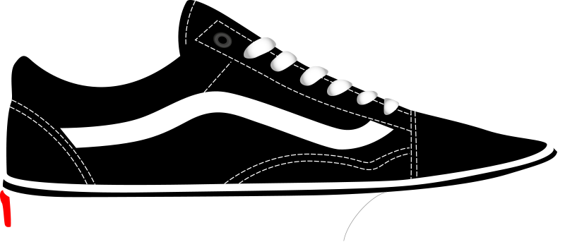 The Shelves In 1977, They Were Reminiscent Of The Original - Dress Blue Old Skool Vans (800x343)