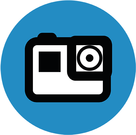 Gopro Camera Clipart Eccentric - Gopro Hero 5 Logo (512x512)