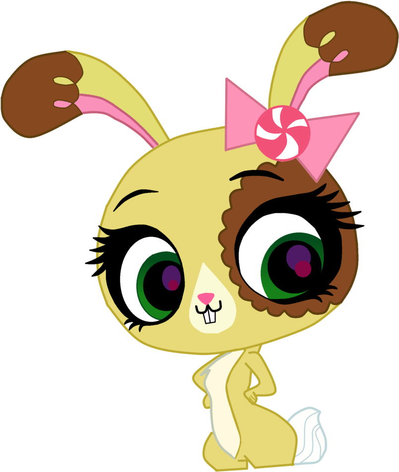 Buttercream The Bunny Vector By Cybercaramel - Littlest Pet Shop Bunny (1024x1138)