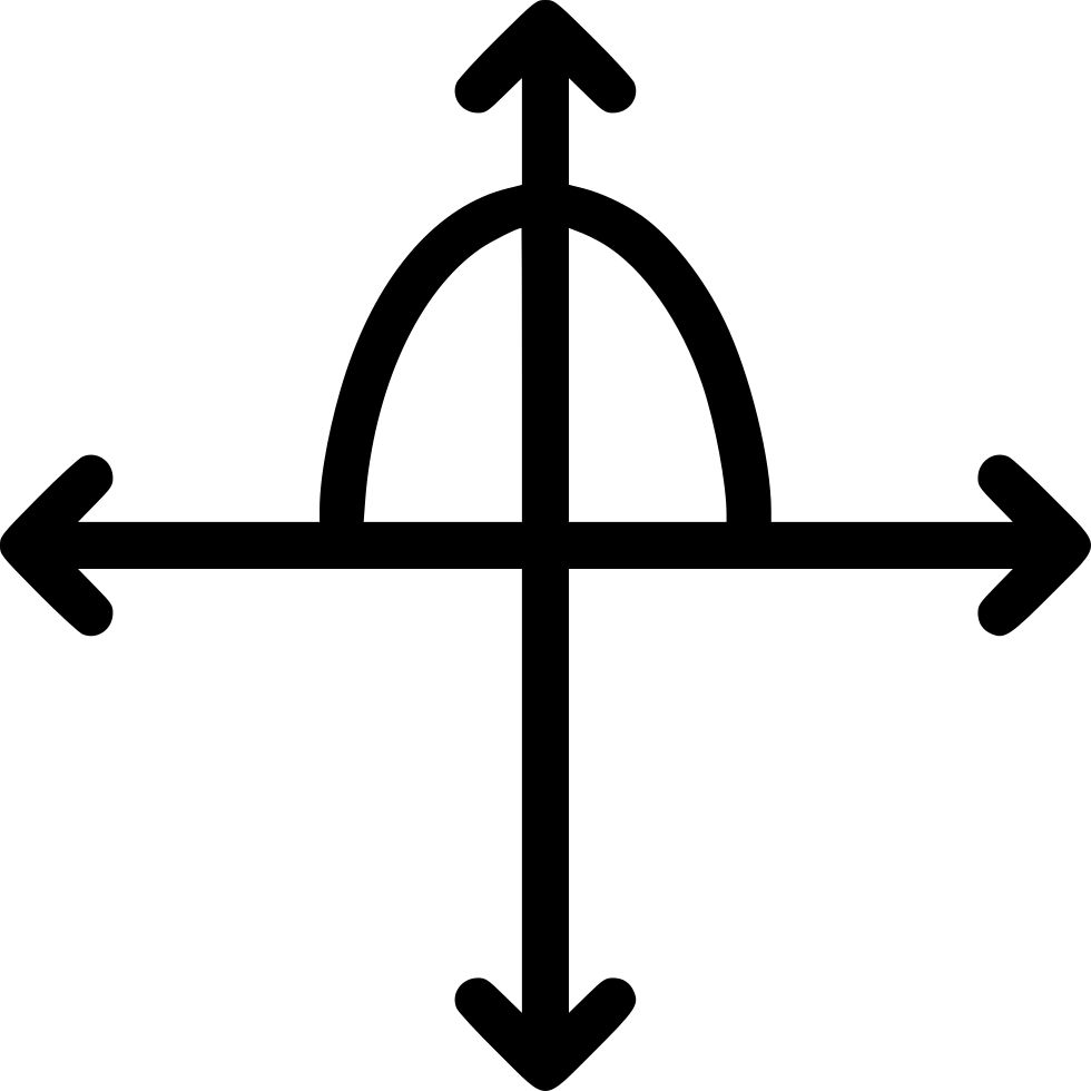 Graph Parabola Equation Math Axis Analytical Curve - Marketing Channels Icon (980x980)
