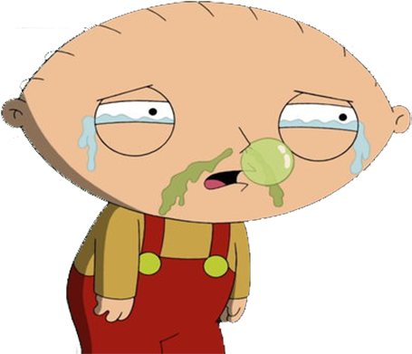 Stewie Griffin Nose Cartoon - Snot Bubble Cartoon (500x500)