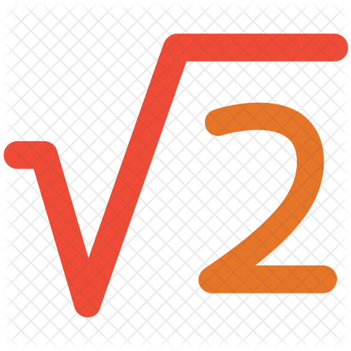 Square Root Of Two Icon - Mathematics (512x512)