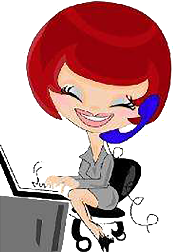 Woman Secretary Female Clip Art - Clip Art (625x878)