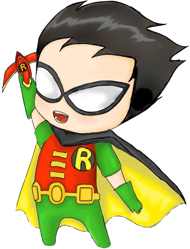 Chibi - Robin Teen Titans Chibi (800x1000)