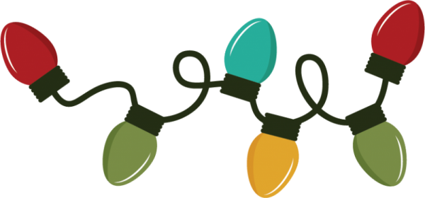 Christmas Lights Clipart - Christmas Lights Clipart (600x280)