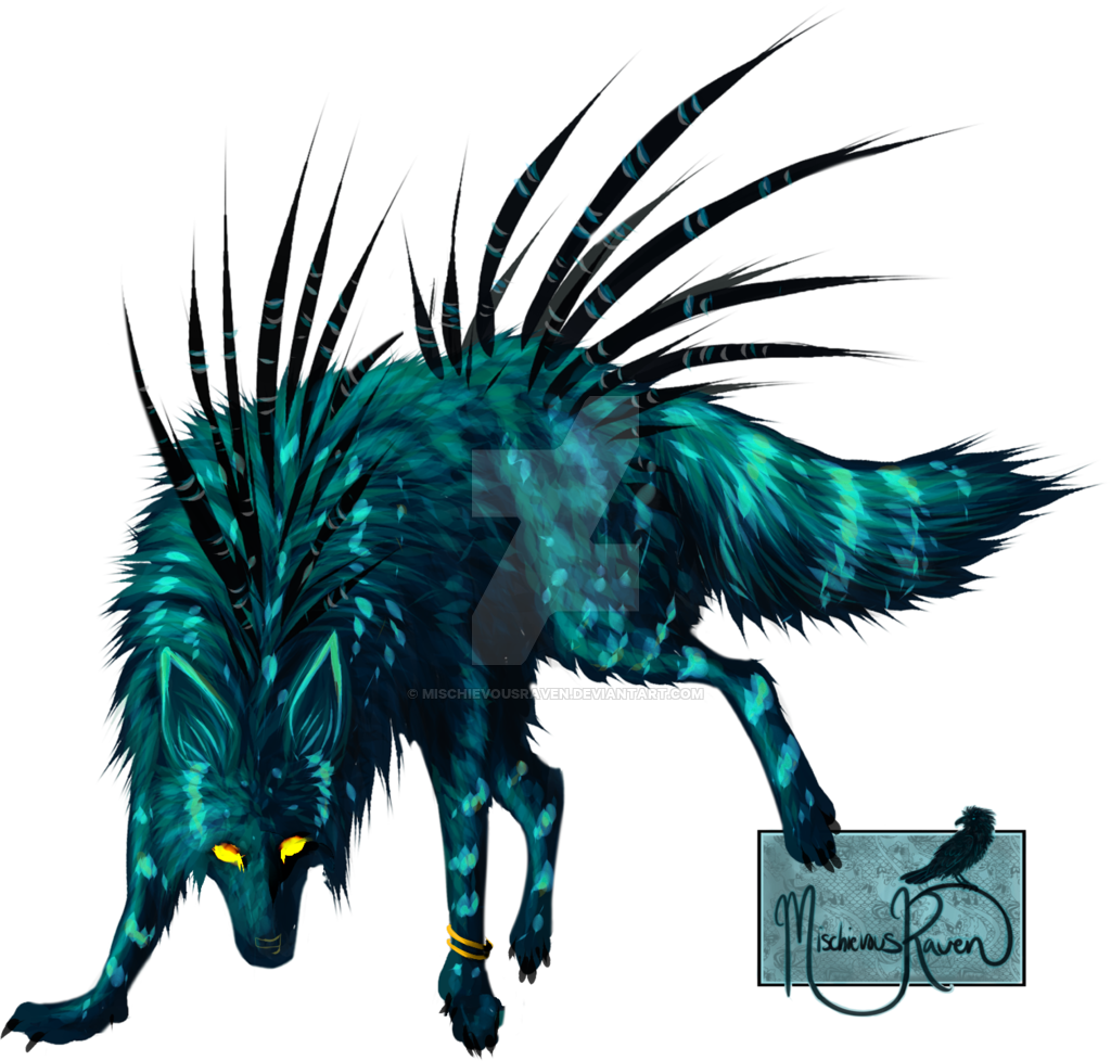Jungle Poison Quilldog Design Closed By Mischievousraven - Illustration (1024x978)