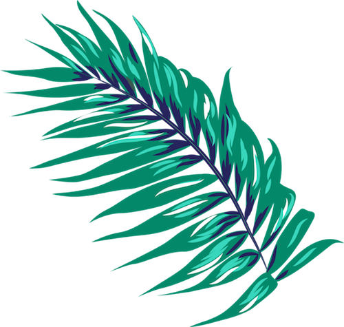A Family Away From Family - Decorative Tropical Flamingos And Foliage Design Hanging (500x475)