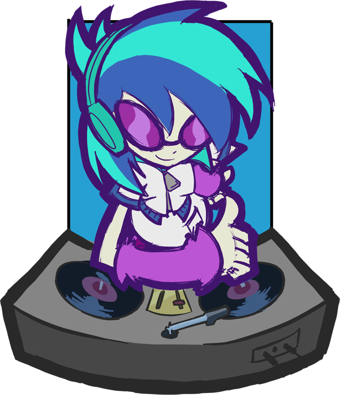 Rvceric, Dj Pon-3, Equestria Girls, Safe, Simple Background, - Cartoon (671x780)