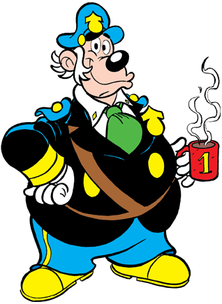 Horace Horsecollar And Clarabelle Cow - Commissario Basettoni (318x436)