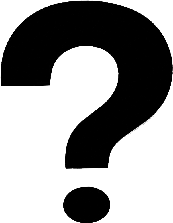 Brand Logo Black And White Wallpaper - Question Mark Black Png (649x1017)