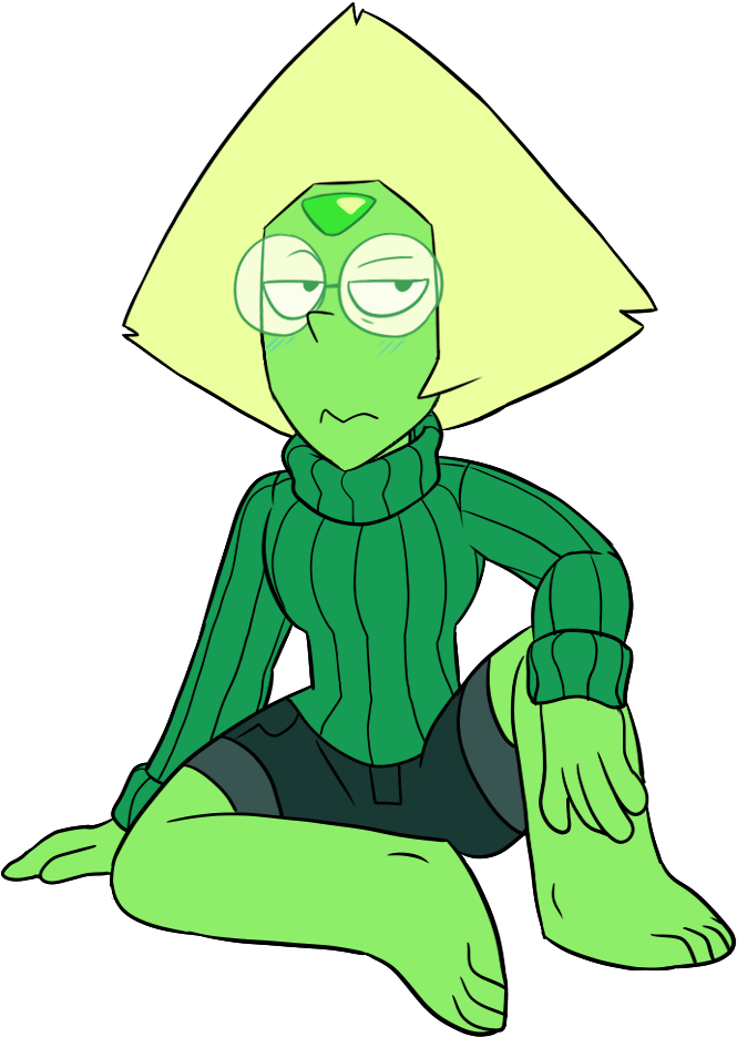 Space Nerd In A Striped Sweater By Accursedasche - Sweater (679x959)