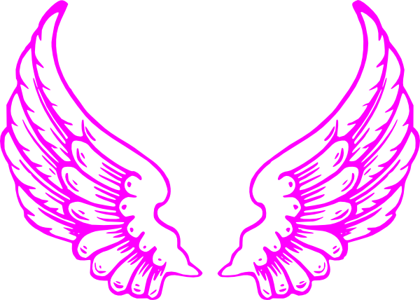 Wings Clip Art At Clker - Victoria Secret Wings Logo (600x428)