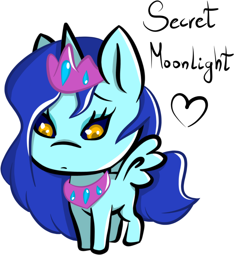 Secret Moonlight By Secretmoonlight - Cartoon (865x924)