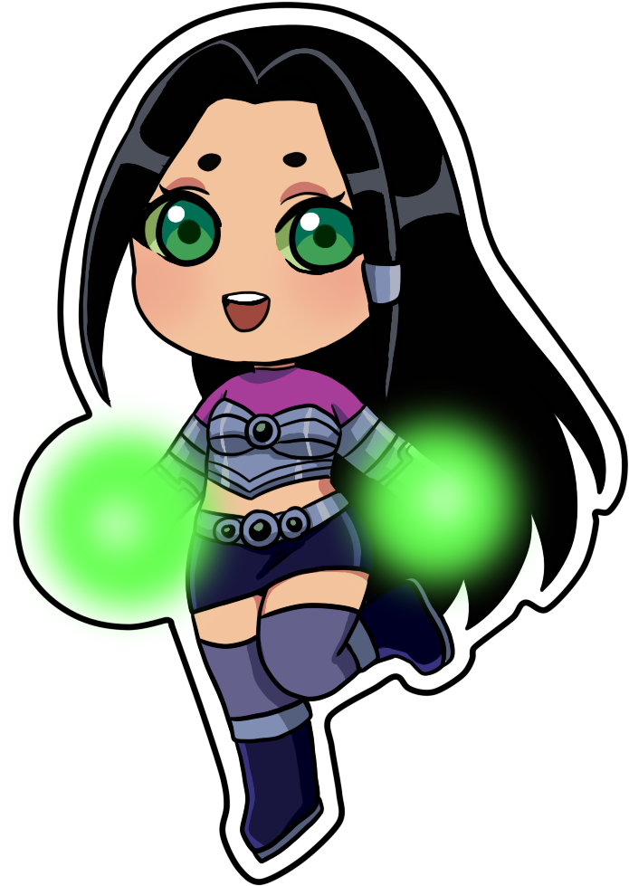 Nightstar Daughter Of Robin And Star - Cartoon (838x1067)