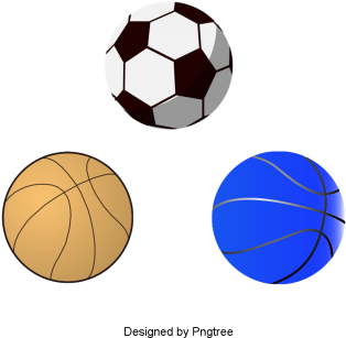 Beautiful Cartoon Hand Painted Flat Ball Sports Equipment, - Handball (360x360)