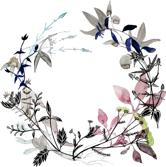 Wreath Watercolor Painting Art Flower - Watercolor Flower Wreath Tattoo (640x640)