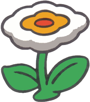 Mario Fire Flower - Fire Flower Super Mario (326x377)