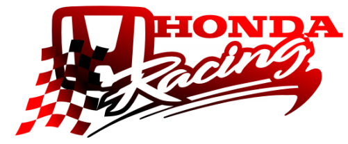 Flaming Honda Racing Logo - Honda Stripe, R (type 1) 87126-gn1-a50za (500x500)