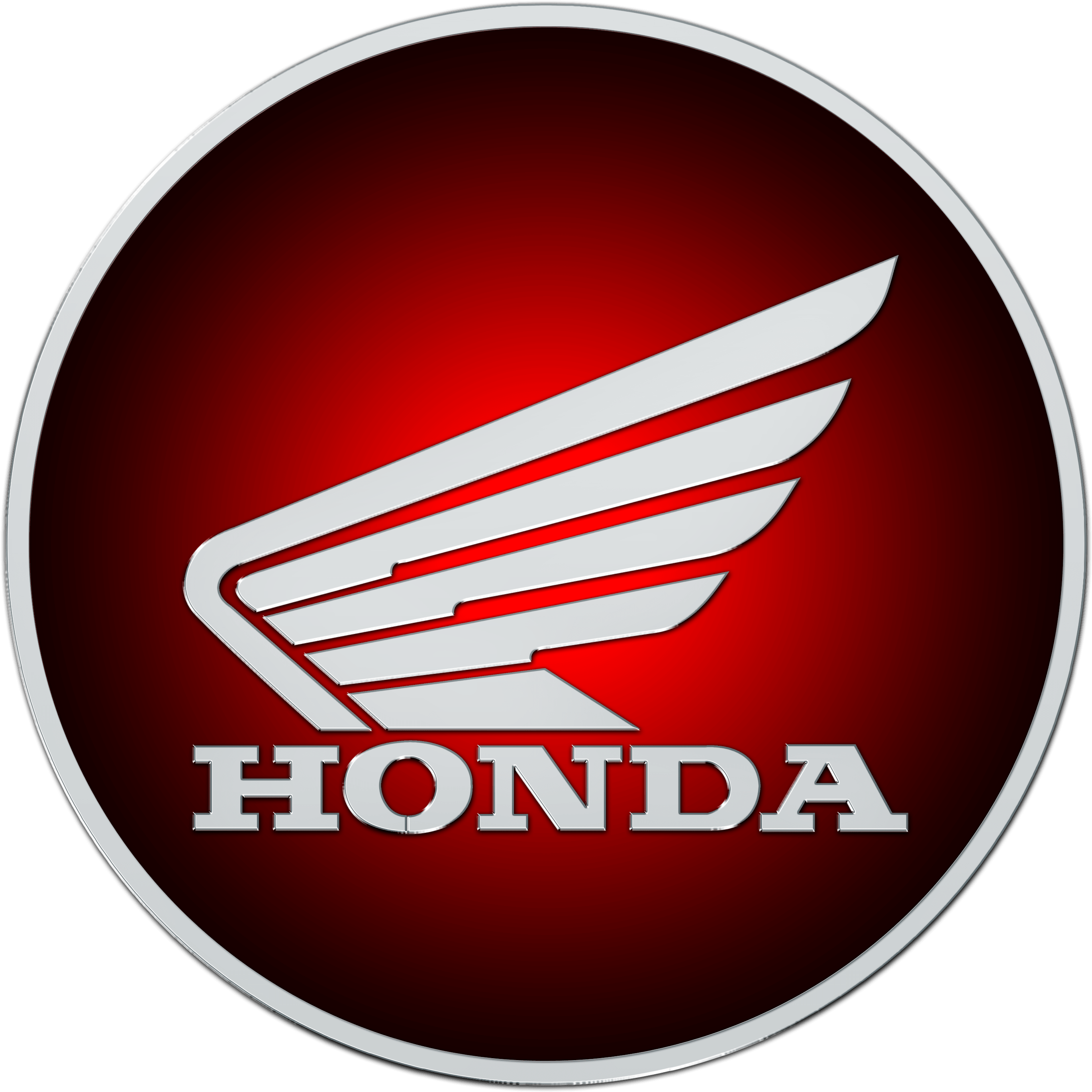Honda Logo Motorcycle Brands - Honda Motorclycle Honda Motorcycle Framed Fcg Black (2800x2800)