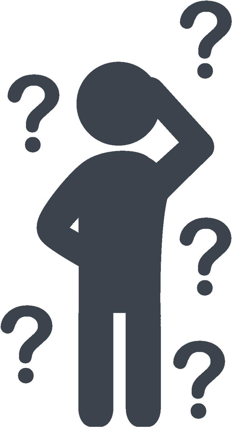 Man Question - Person With Question Mark Icon (807x1459)