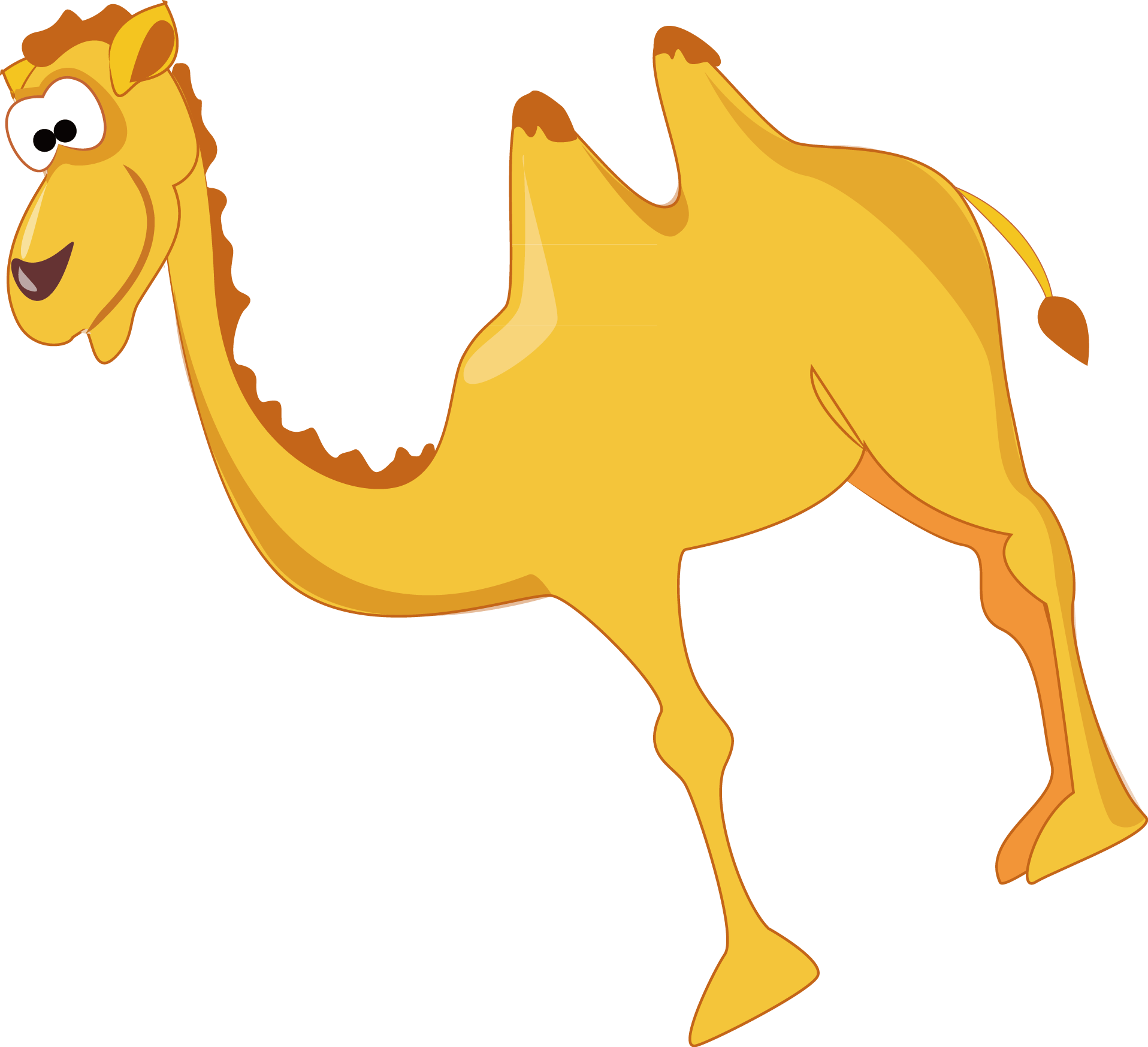 Dromedary Yellow Clip Art - Design (1916x1746)