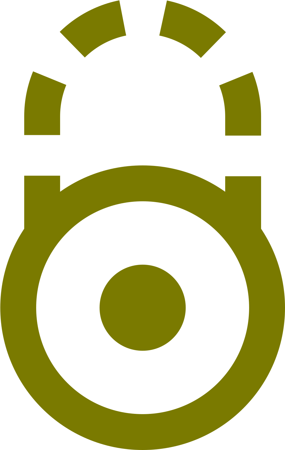 File - Lock-yellow - Svg - Lock (1000x1588)