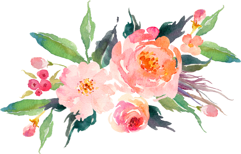 Pink Watercolor Flowers Gifts By Junkydotcom - Watercolor Pink Flowers Png (800x518)