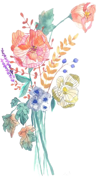 Floral Design Watercolour Flowers Watercolor Painting - Watercolor Png Rose Flowers (564x730)