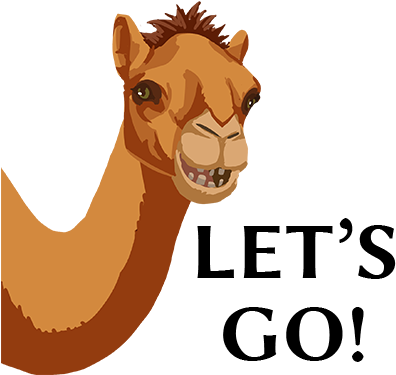 Silk Road Camel Stickers Messages Sticker-6 - Sticker (408x408)