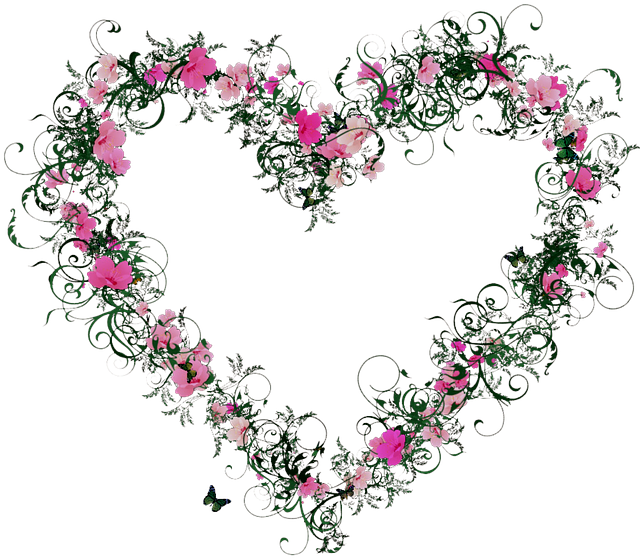Coração De Rosas Em Png - Coração De Rosas Png (640x640)