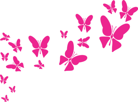 Pequenos Grandes Pensante - Borboletas Rosas (448x330)