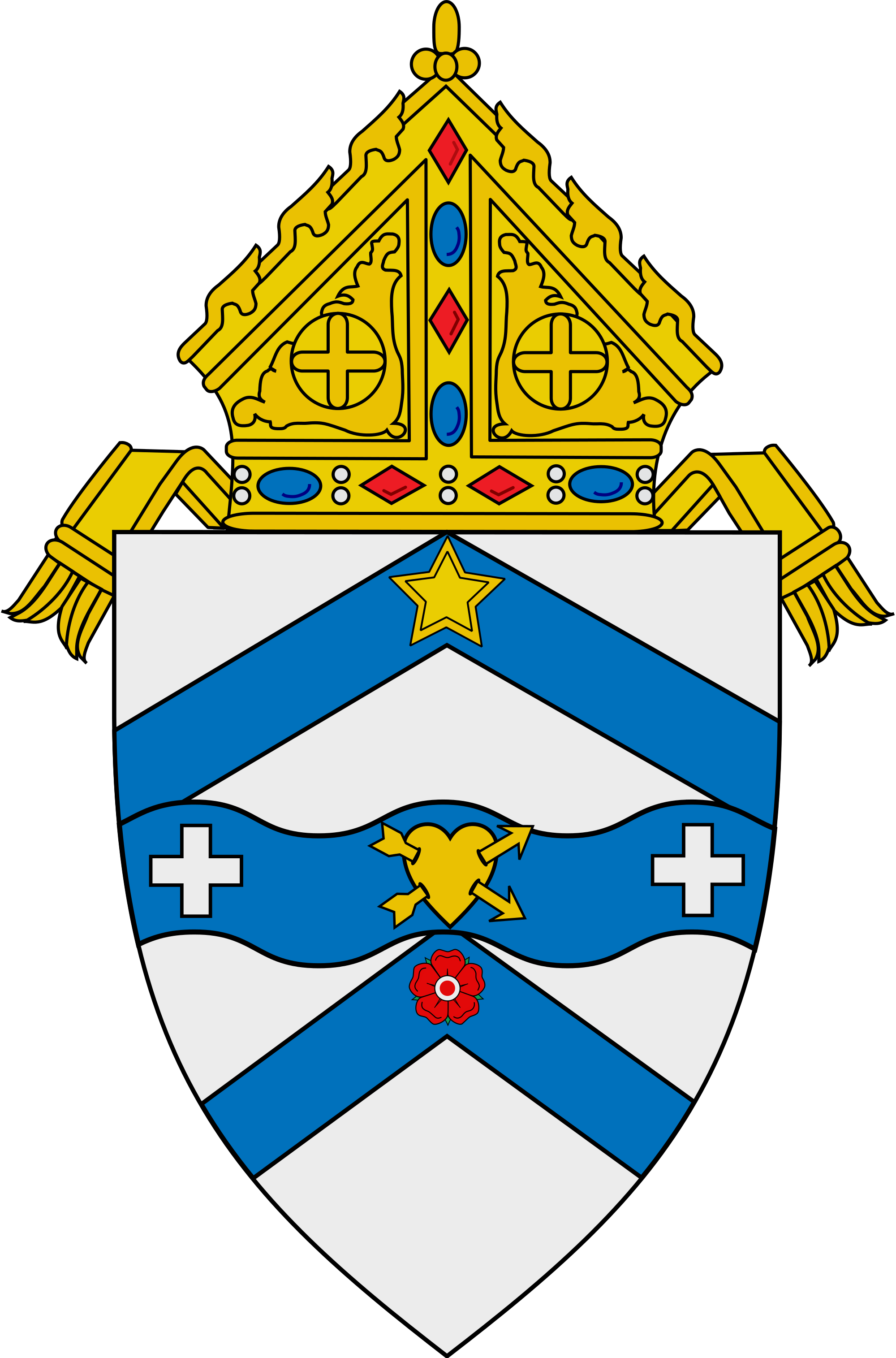 Open - Coat Of Arms Of The Archdiocese Of Detroit (2000x3030)