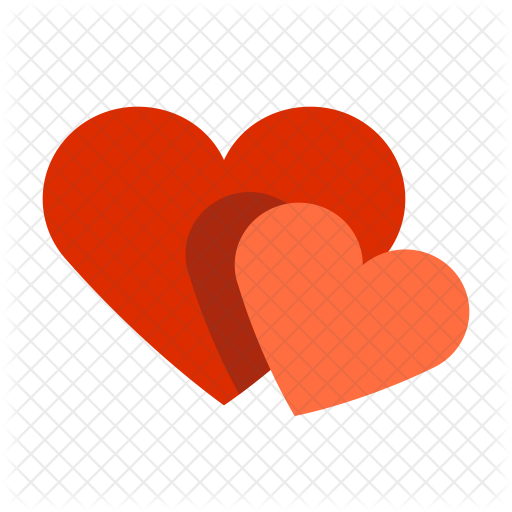 Two Hearts Icon - Heart (512x512)
