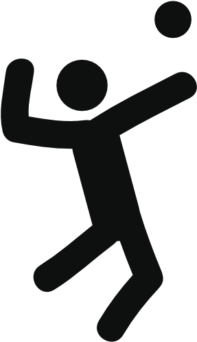 Volleyball Player Icon Png (512x512)