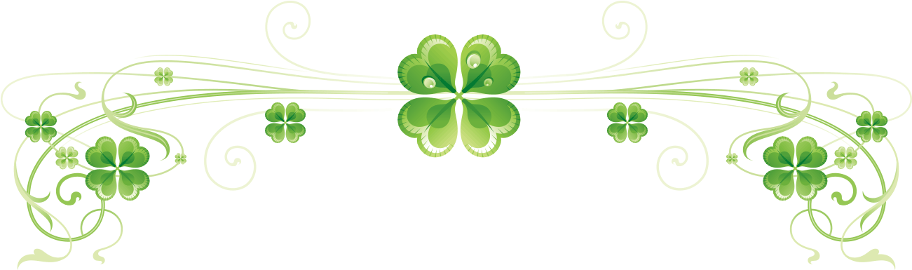 Shamrock Clipart Wedding - Cafepress Saint Patricks Day 5'x7'area Rug (1300x429)