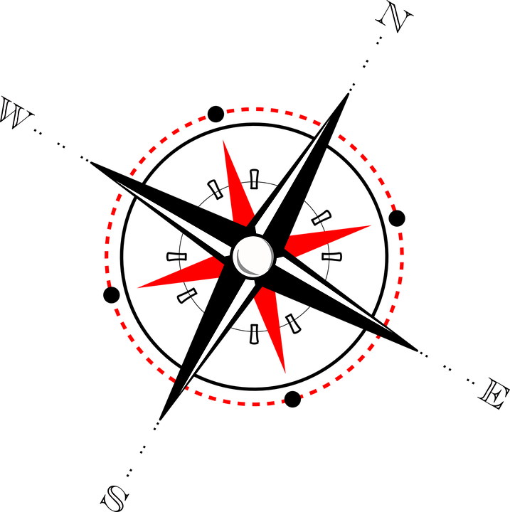 Compass Rose Clipart 10, - North Point Symbol Architecture (717x720)