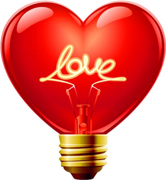 Desenhos - Love Heart Png Transparent (553x600)