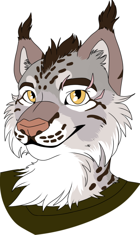 Random Lynx Boi - Male Lynx Furry (595x994)