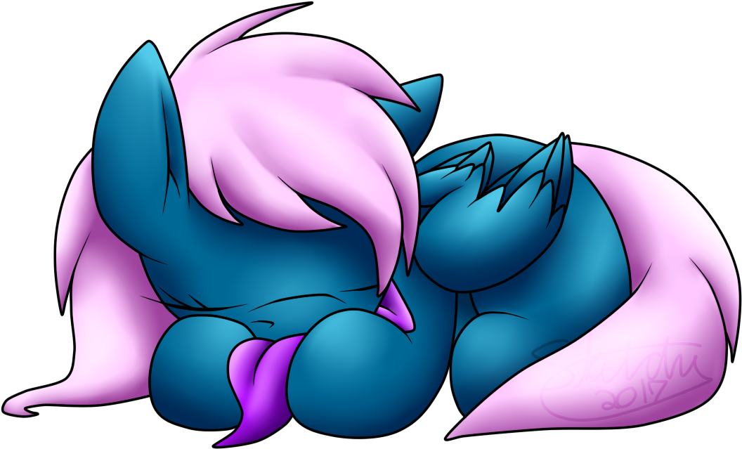 Sketchthebluepegasus, Female, Mare, Oc, Oc - Cartoon (1200x800)