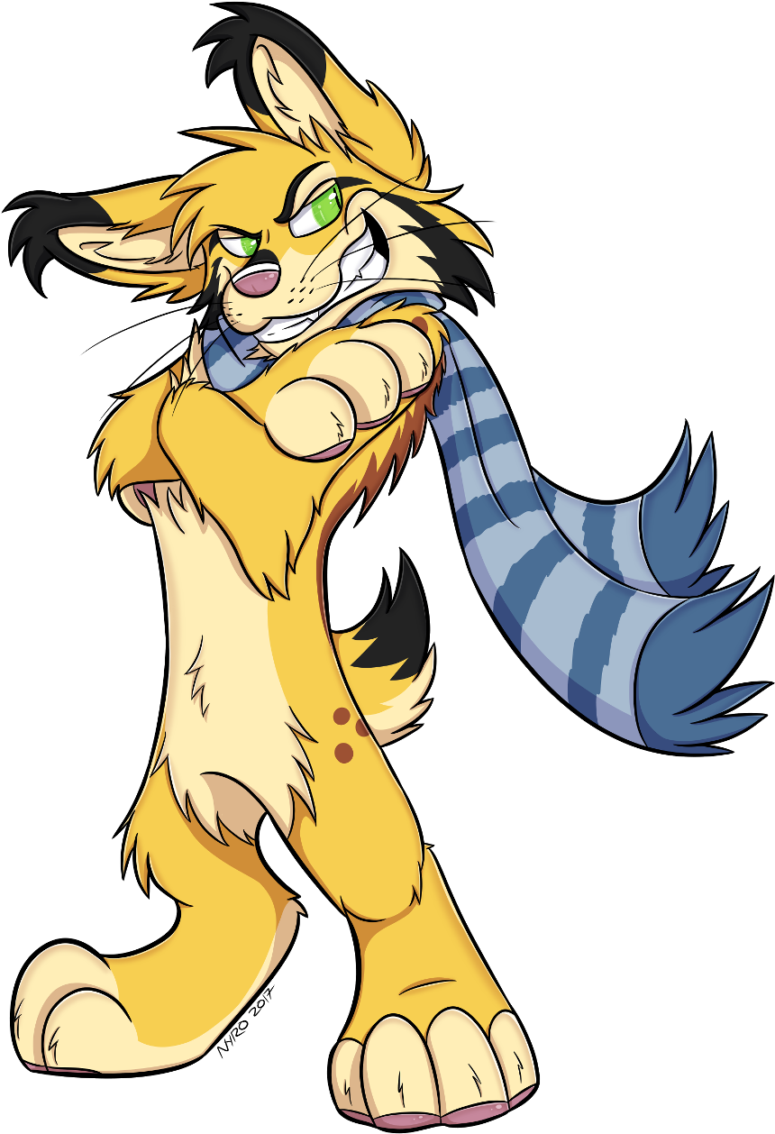 Strider The Lynx - Cartoon (960x1280)