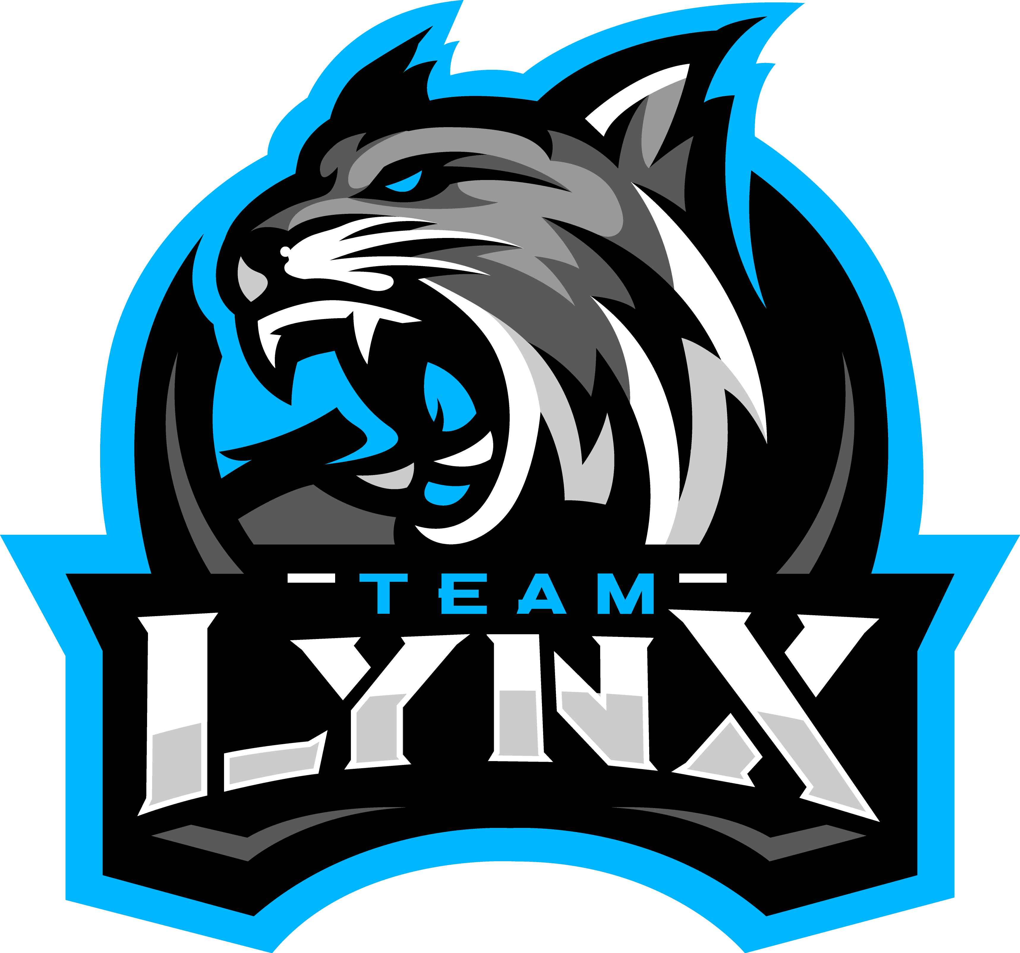 Lynx - Team Logo Template Png (3433x3208)