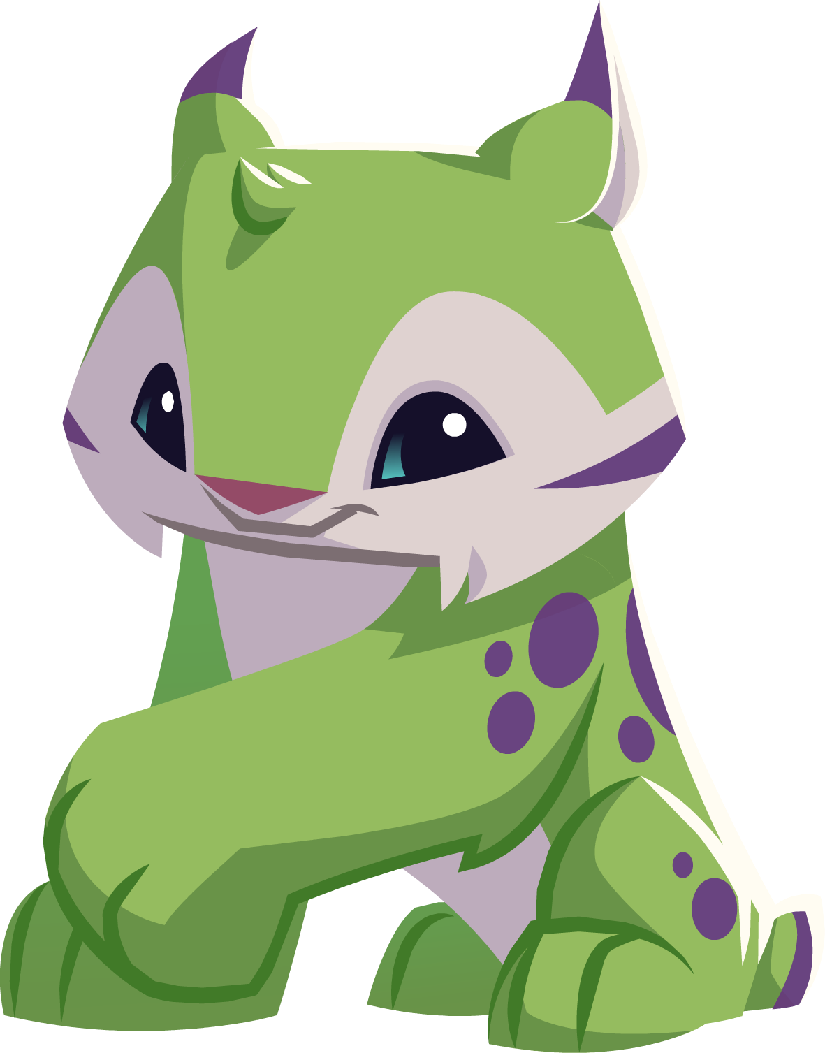 Green Lynx - Lynx Animal Jam Animals (1181x1507)
