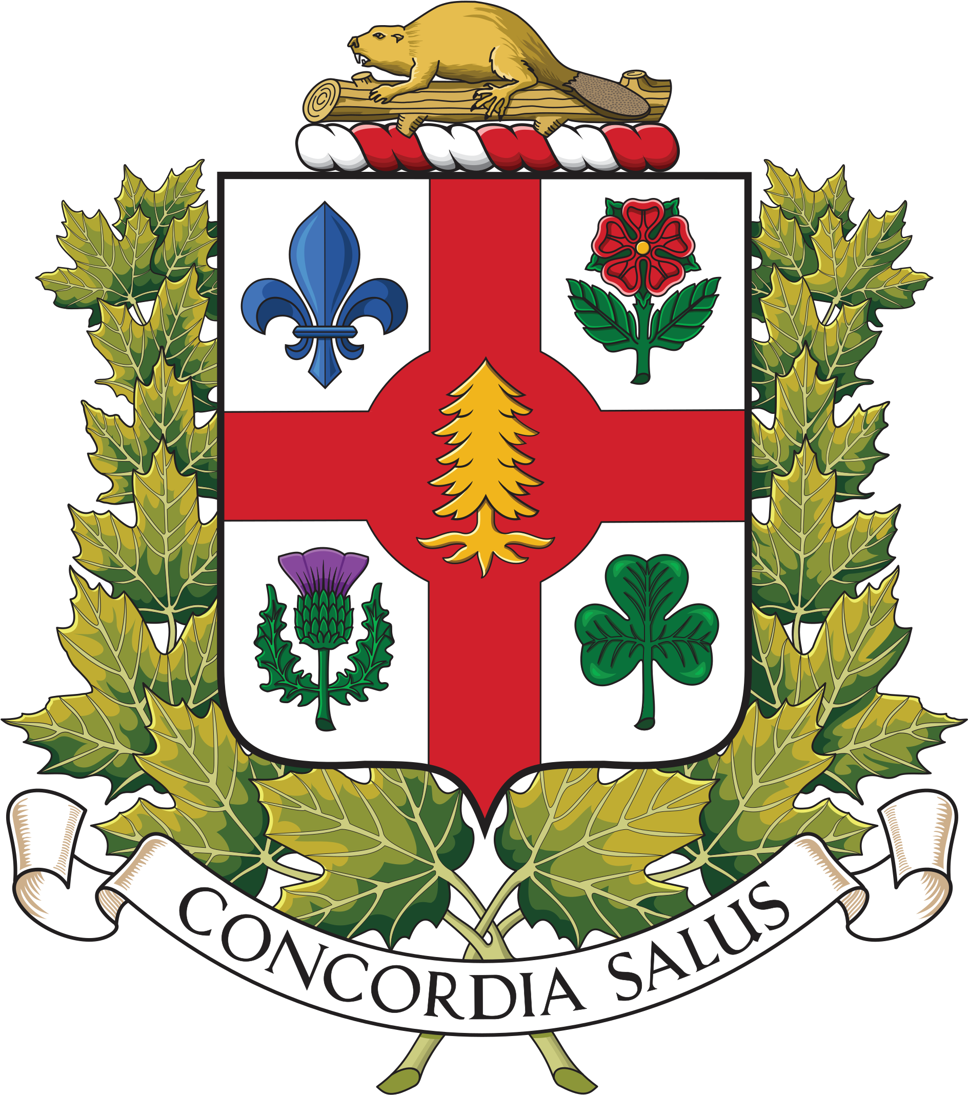 Open - Montreal Coat Of Arms (2000x2248)