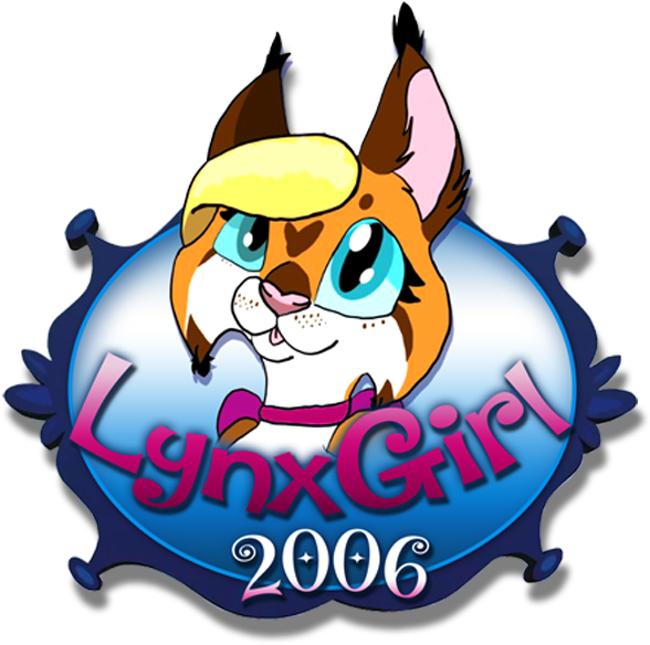 Lynx Girl 2006 - Cartoon (600x591)