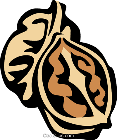 Walnuts - Clip Art (400x480)
